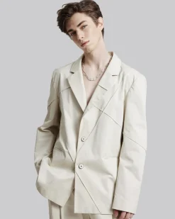 1 × Cotton Criss-Cross Blazer