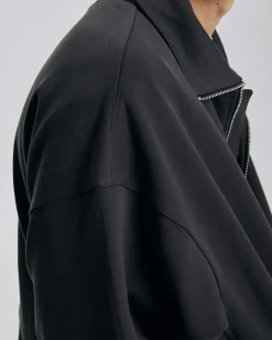 1 × Plain Half-Zip Sweatshirt