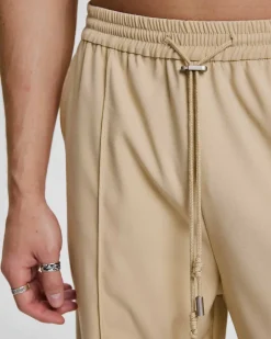 1 × Pleated Straight Pants