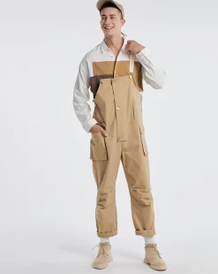 100% Cotton Pocket Bib Overalls