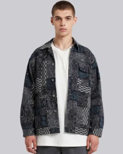 1 ×Intricate Pattern Overshirt