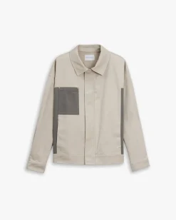 All-Cotton Paneled Jacket
