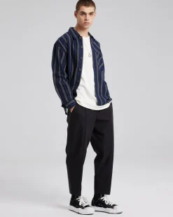 All-Cotton Striped Shirt