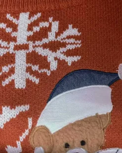 Bear Crewneck Knit Jumper