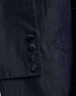 Button-Lapeled Blazer
