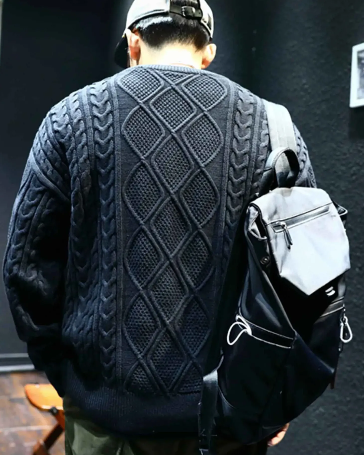 Cable Knitted Cotton Sweater