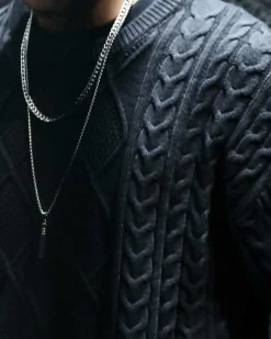 Cable Knitted Cotton Sweater