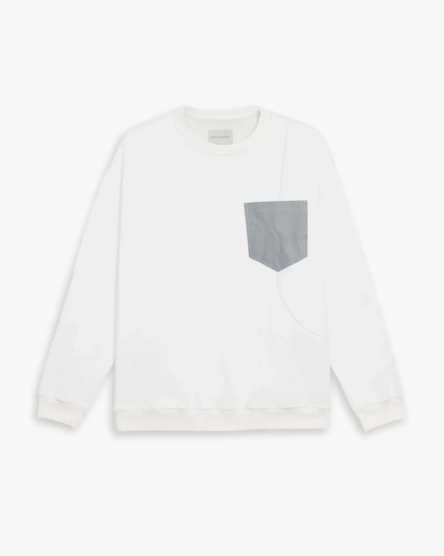 Contrast Color Crewneck Sweatshirt