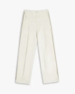 Cotton Pleated Pants