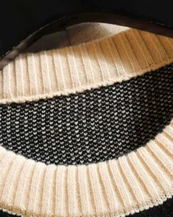Crewneck Colorblock Knit Jumper