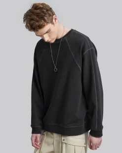 Exposed Paneling Seam Sweatshirt