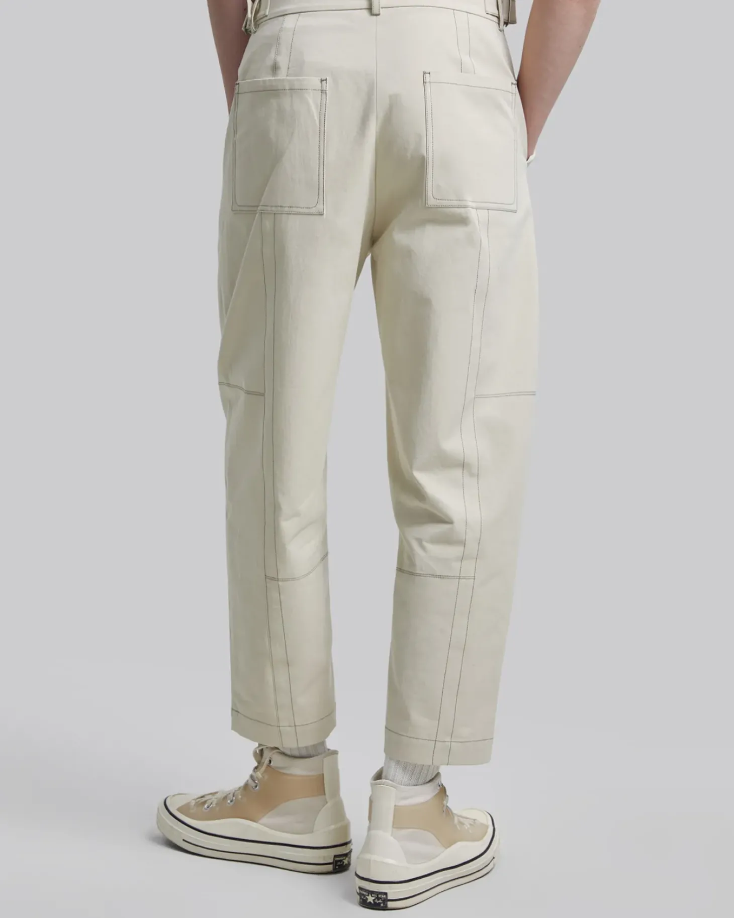Exposed Seam Baggy Pants