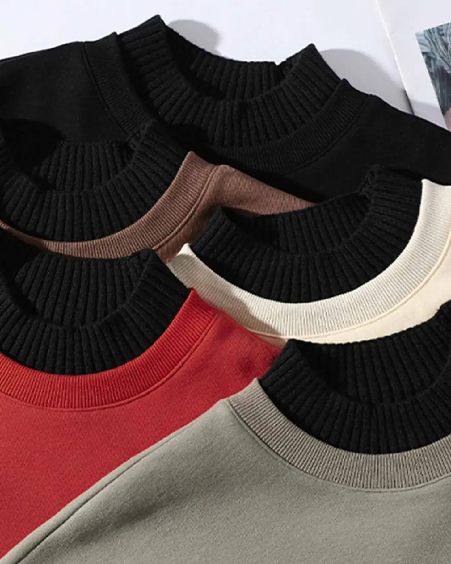 Fake Two-Piece Cotton Sweatshirt