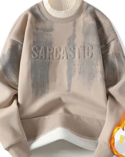 Fleece Lined Crewneck Sweatshirt