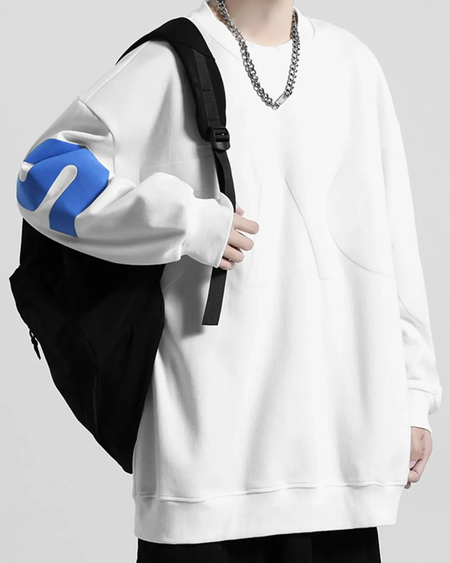 Fleece Lined Letter Sweatshirt