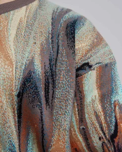 Fluid-Art Graphics Ribbed Sweater Set