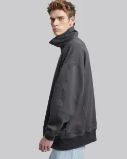 Half-Zip Relaxed Fit Sweatshirt
