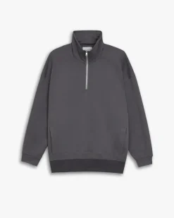 Half-Zip Relaxed Fit Sweatshirt