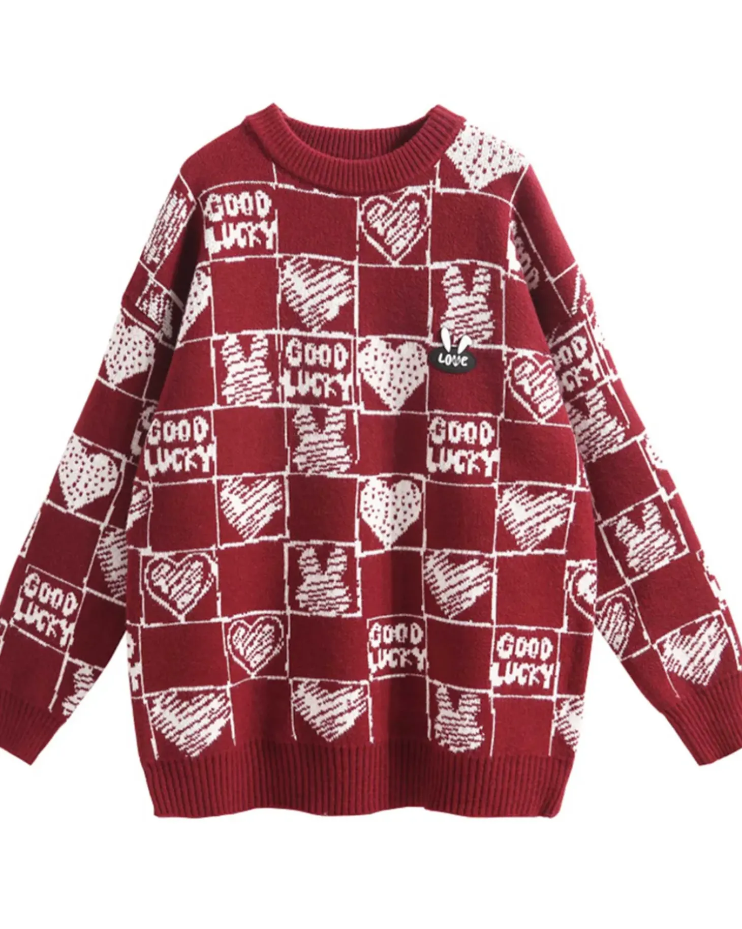 Heart Detail Crew Jumper