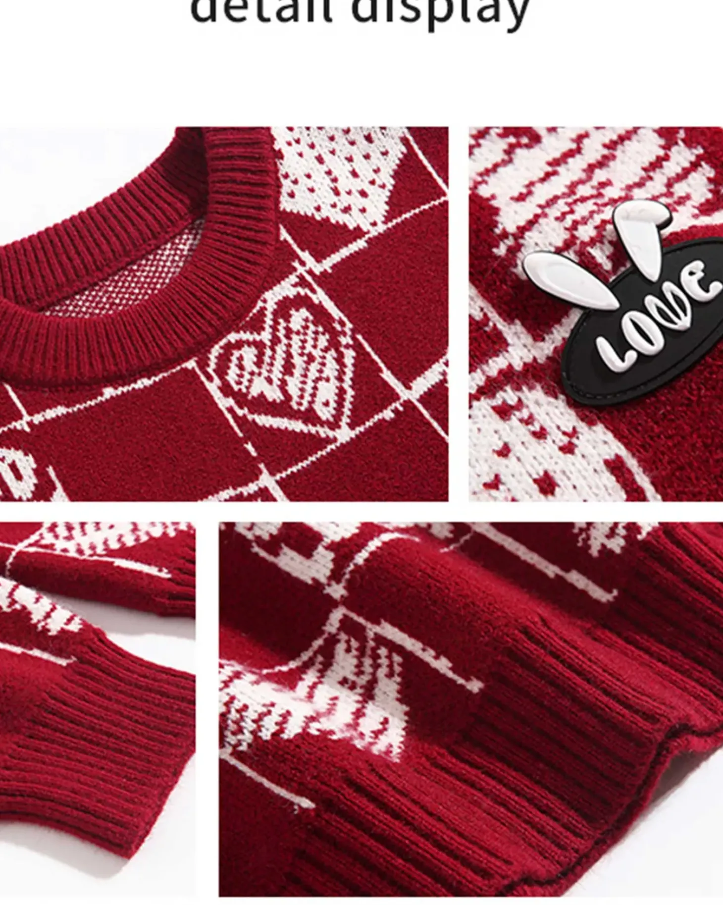 Heart Detail Crew Jumper