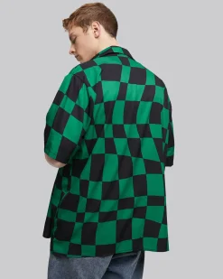 Irregular Checkered Shirt