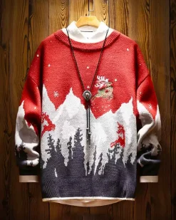 Knitted Crewneck Christmas Jumper
