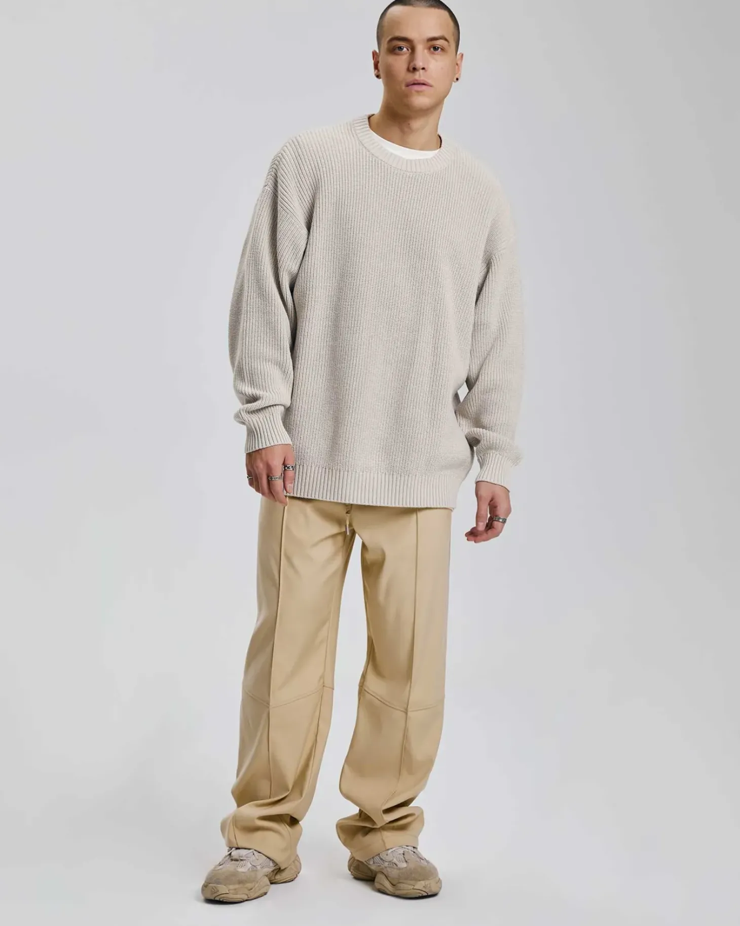 Knitted Crewneck Sweater