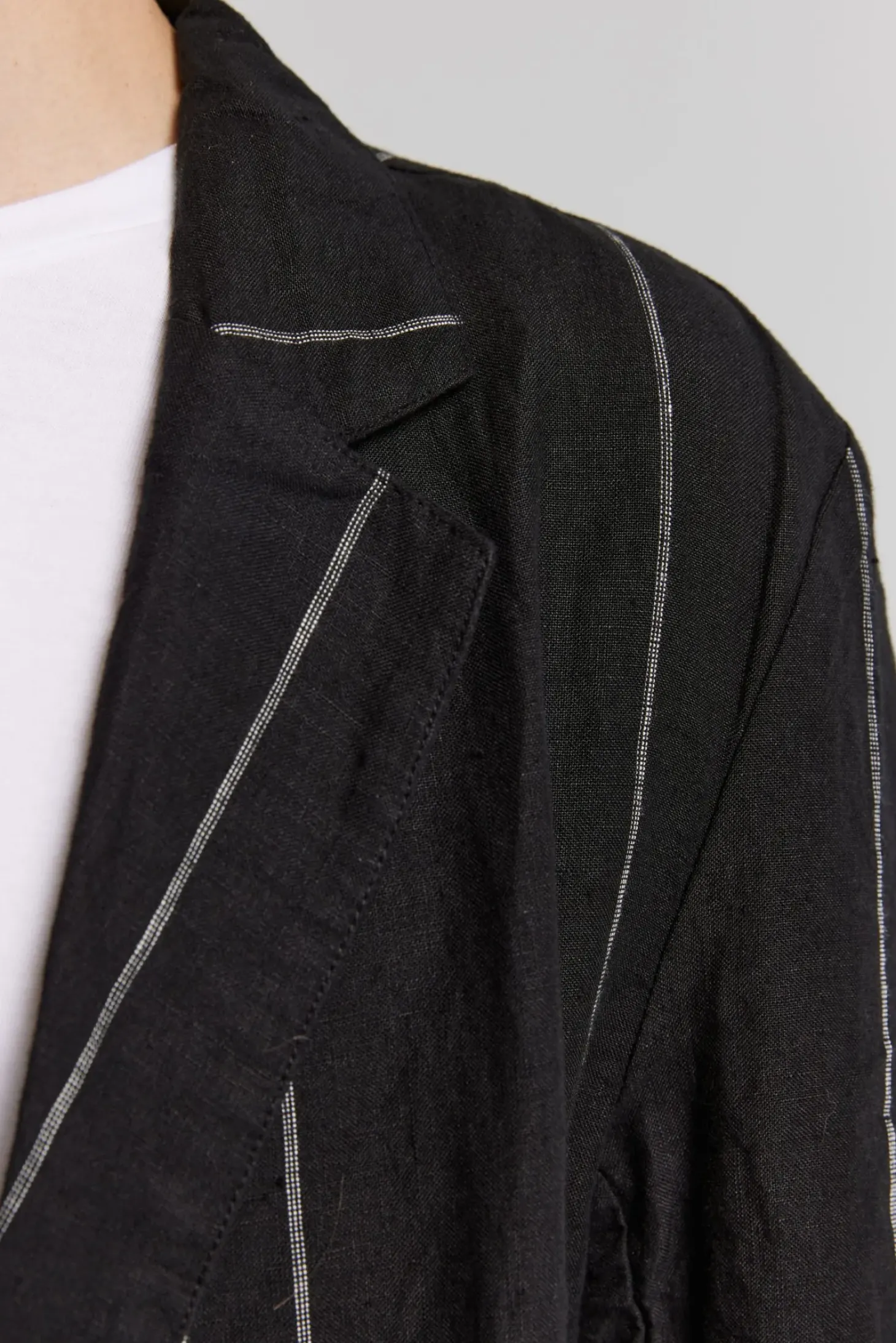 Linen Striped Blazer Set