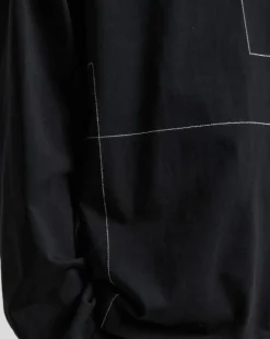 Long-Sleeve Polo With Split-Lines