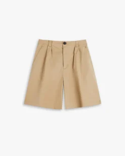Loose Knee-Length Shorts