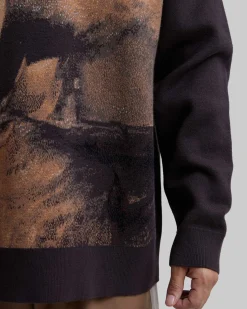 Marine-Art Graphics Ribbed Sweater