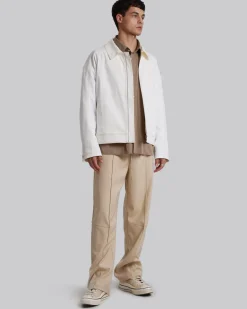 Paneled Duo-Chrome Jacket