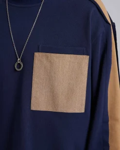 Paneled Sweatshirt