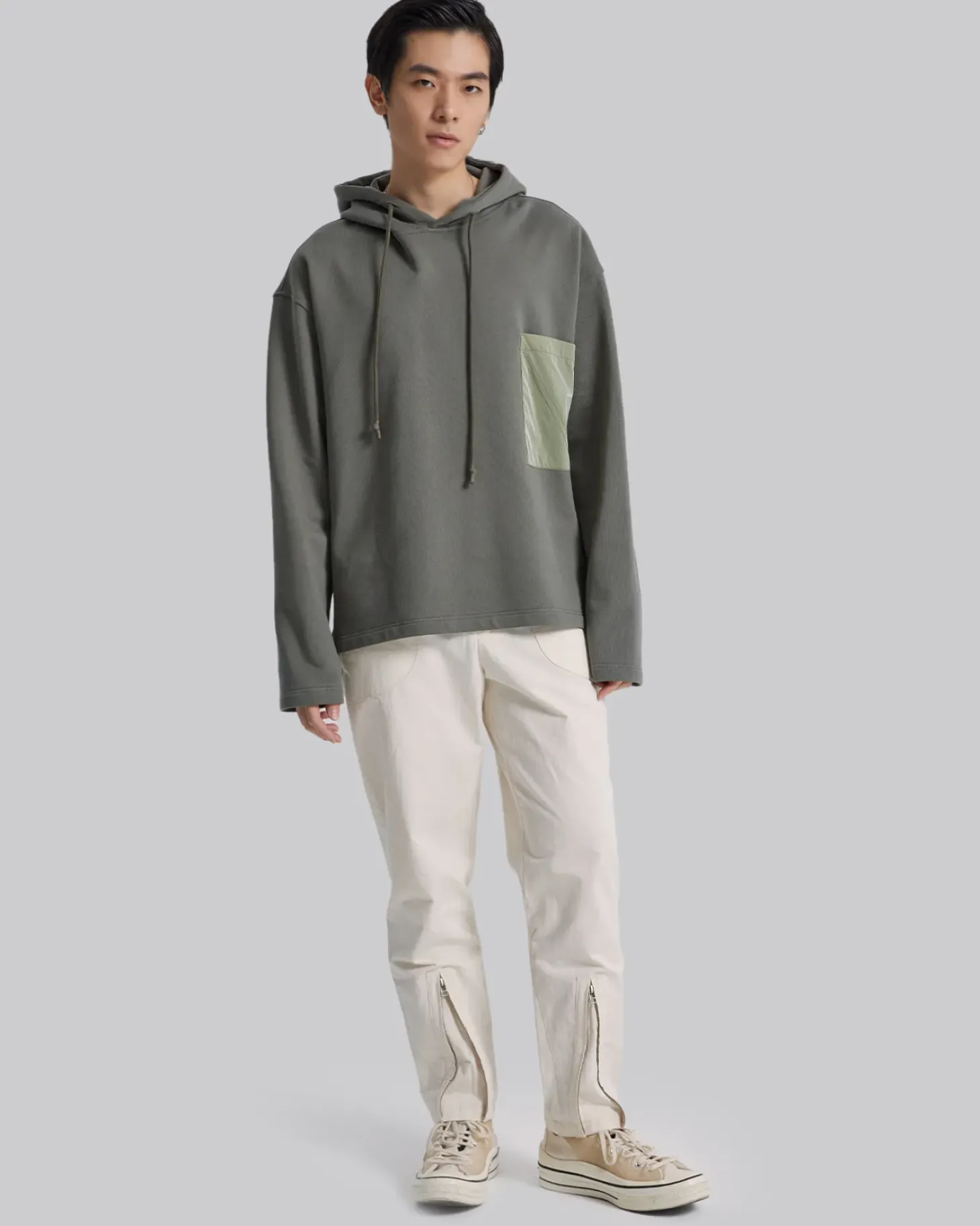 Patch Pocket Basic Hoodie