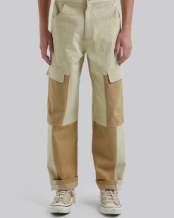 Patchwork Khaki Pants