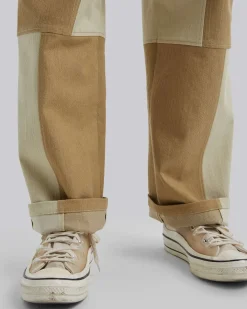 Patchwork Khaki Pants
