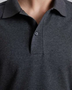 Plain Polo Shirt With Buttons