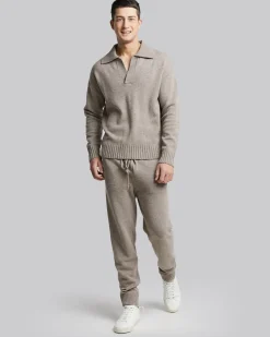 Polo Collar Wool Sweater