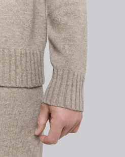 Polo Collar Wool Sweater