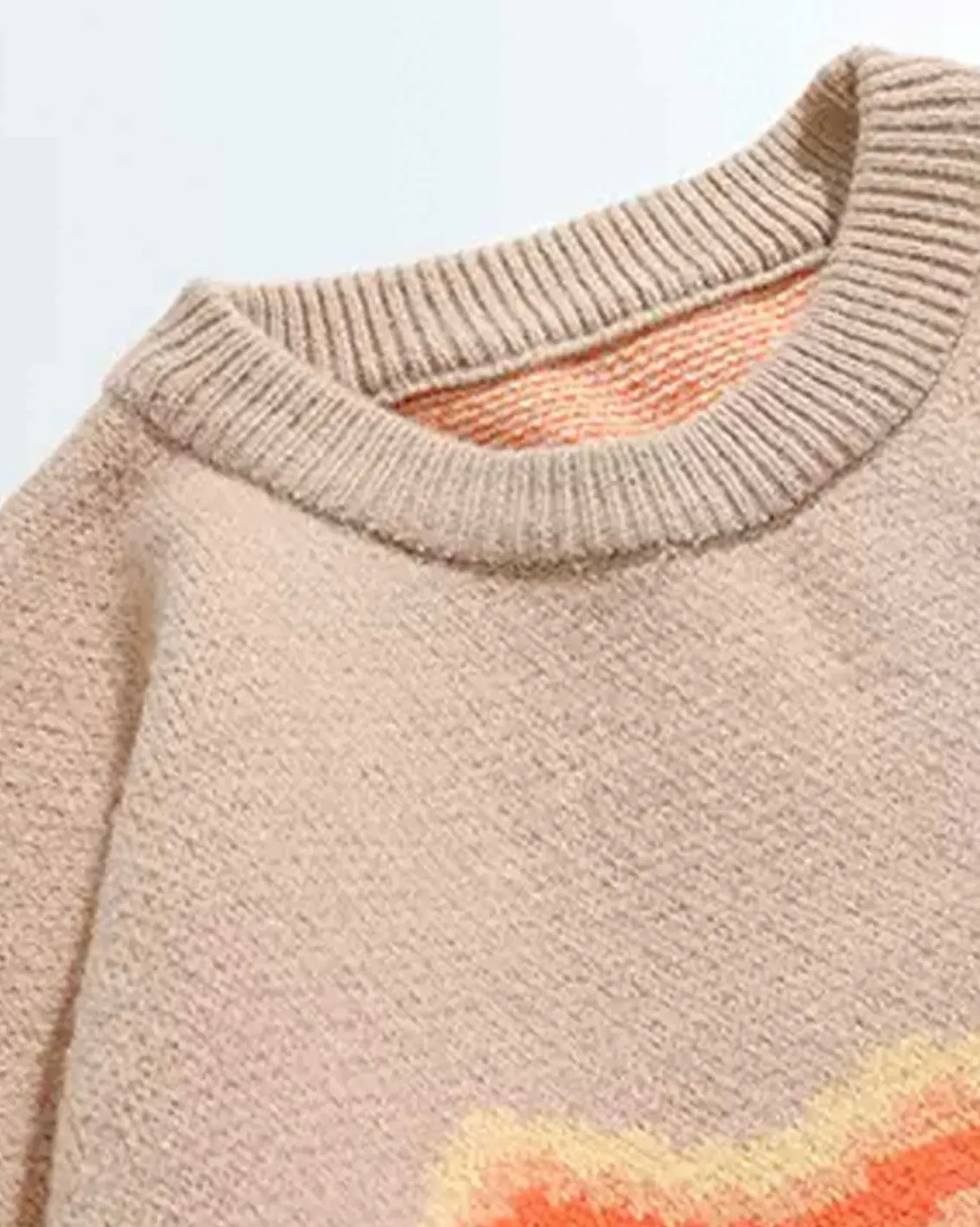 Relaxed Round Neck Jumper