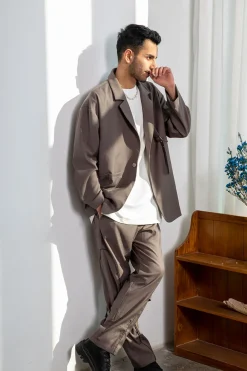 Side Strap Blazer Set