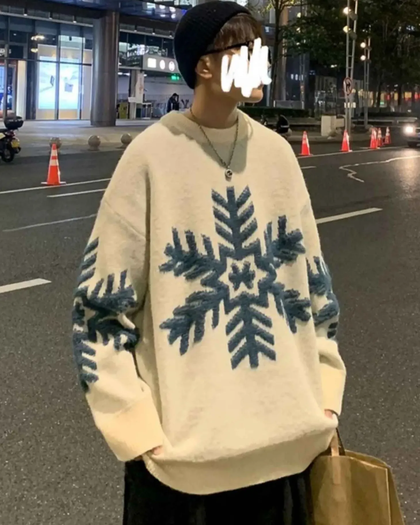 Snowflake Crewneck Jumper
