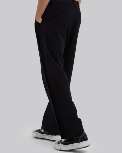 Straight-Fit Pleated Pants