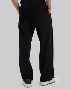 Straight-Fit Pleated Pants