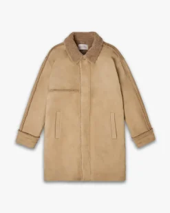 Suede Jacket With Fleece Lining