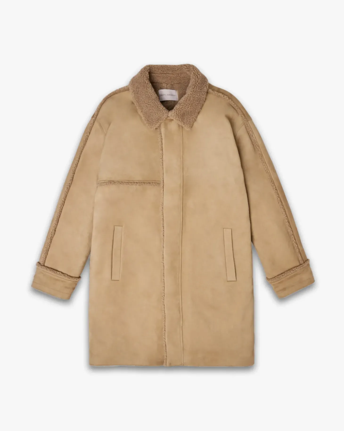 Suede Jacket With Fleece Lining