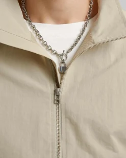 The Beige Windbreaker