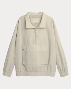 The Beige Windbreaker