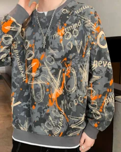 Tie-Dyed Crewneck Sweatshirt