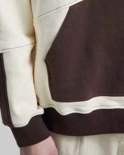 Two-Tone Half-Zip Sweatshirt